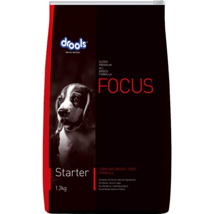 Drools Focus Starter Super Premium Dry Dog Food (1.2 kg | 4 kg | 12 kg)