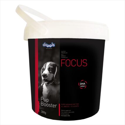 Drools Focus Pup Booster – Puppy Weaning Diet for All Breeds (300 g)