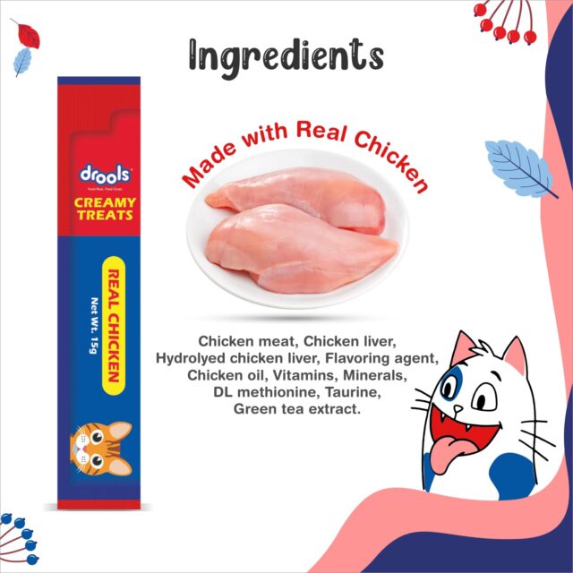 Drools Real Chicken Creamy Cat Treats (25 Pcs) - Image 5
