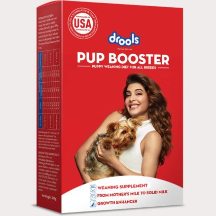 Drools Pup Booster – Puppy Weaning Diet for All Breeds, 300 g