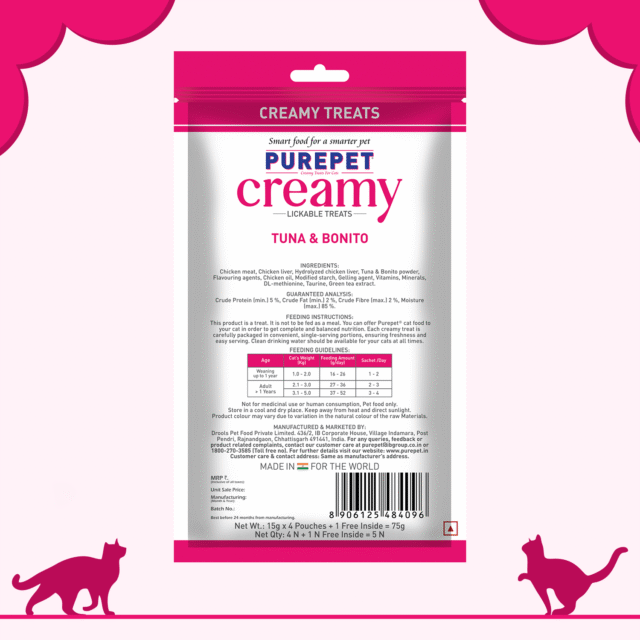 Purepet Tuna & Bonito Creamy Cat Lickable Treats - Image 2