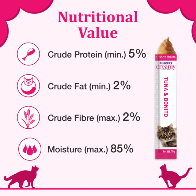 Purepet Tuna & Bonito Creamy Cat Lickable Treats - Image 3