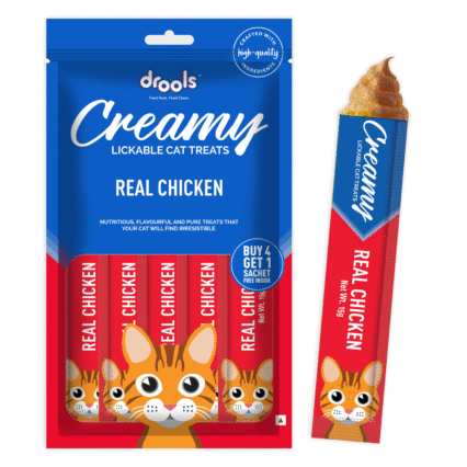 Drools Real Chicken Creamy Cat Treats (5 Sticks)