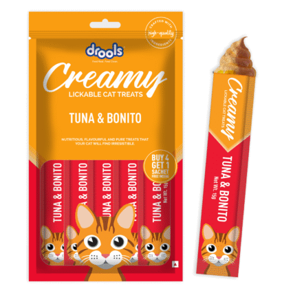 Drools Tuna & Bonito Creamy Cat Treats (5 Sticks)