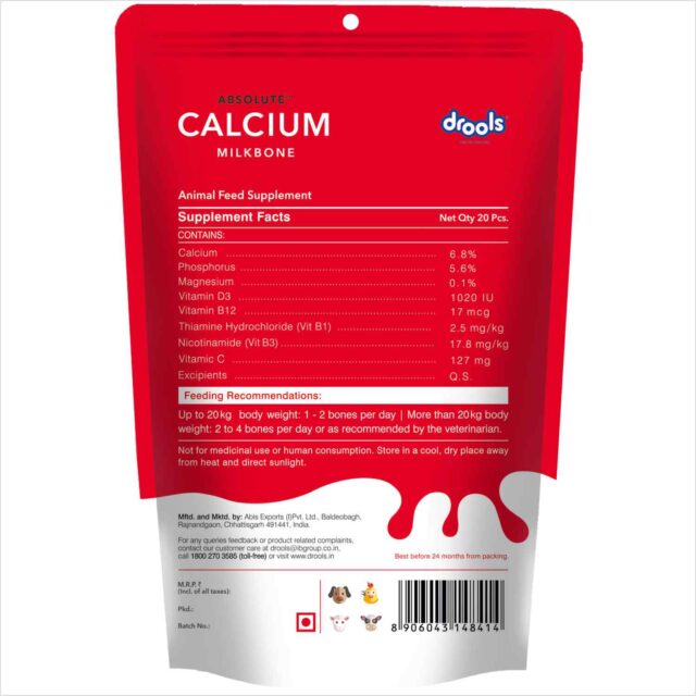 Drools Absolute Calcium Bone Pouch – (95 g | 190 g) - Image 6