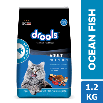 Drools Adult Dry Cat Food - Ocean Fish (1.2 kg | 3 kg)