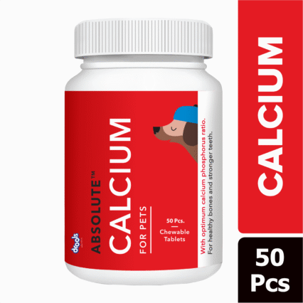 Drools Absolute Calcium Tablet – Dog Supplement (50 Pieces | 110 Pieces)
