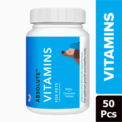 Drools Absolute Vitamin Tablet – Dog Supplement (50 Pieces | 110 Pieces)