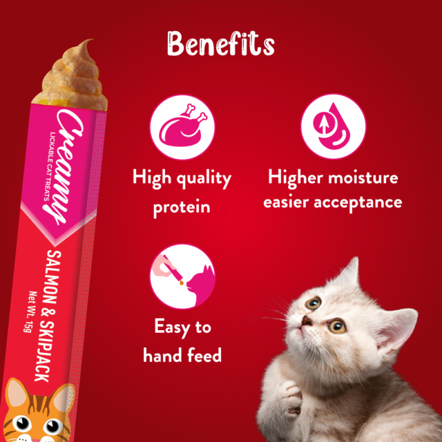 Drools Salmon & Skipjack Creamy Cat Treats (5 Sticks) - Image 5