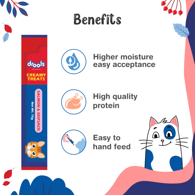 Drools Salmon & Skipjack Creamy Cat Treats (25 Pcs) - Image 4