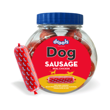 Drools Real Chicken Sausage for Dogs – 10 Pieces Jar (300 g)