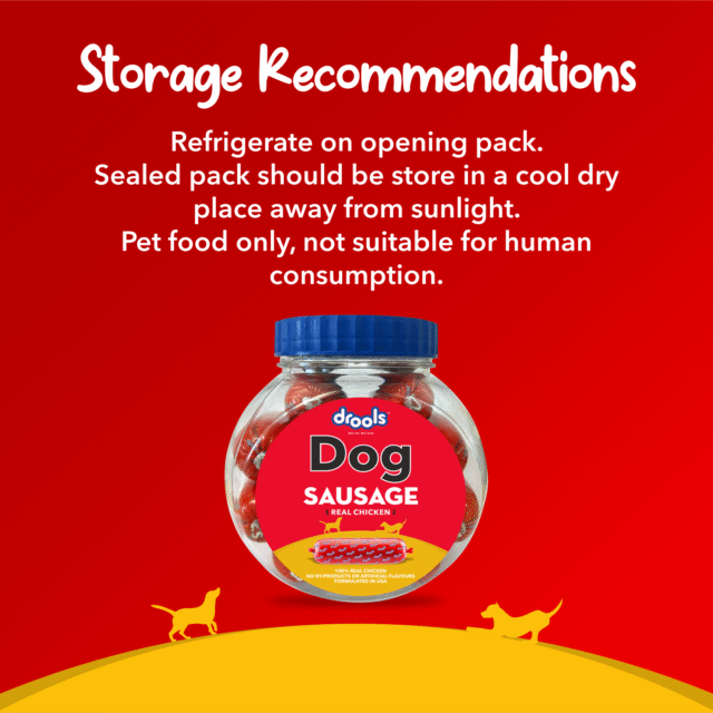 Drools Real Chicken Sausage for Dogs – 10 Pieces Jar (300 g) - Image 5