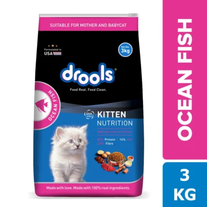 Drools Kitten Dry Cat Food - Ocean Fish (400 g | 3 kg)