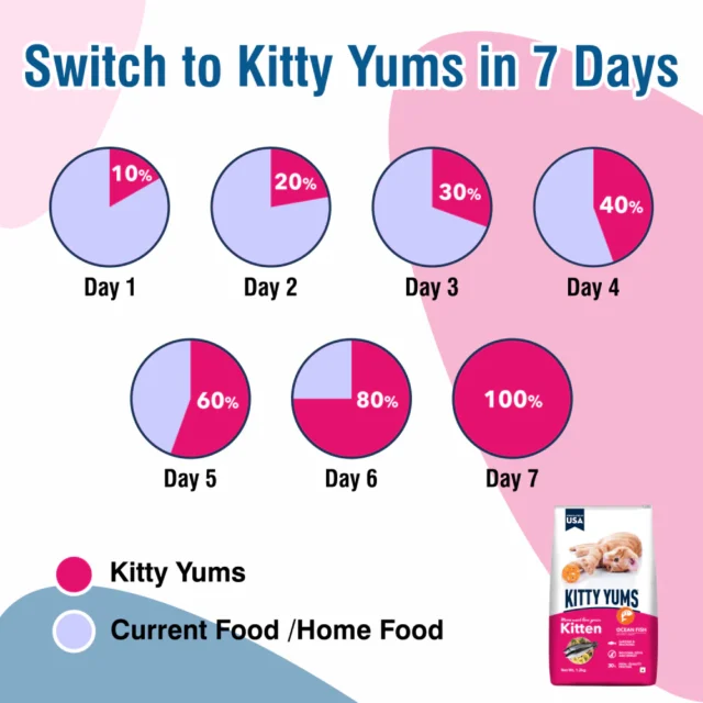 Kitty Yums Ocean Fish - Kitten Dry Cat Food (1.2kg | 3kg | 7kg) - Image 2