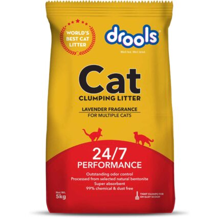 Drools Clumping Lavender Fragrance Cat Litter (5kg | 10kg | 20kg)