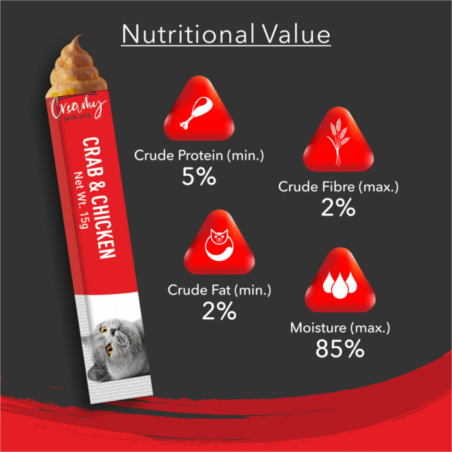 Kitty Yums Crab & Chicken Creamy Cat Treats (5 Sticks) - Image 5