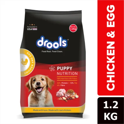Drools Chicken and Egg Puppy Dry Dog Food - (1.2kg | 3kg | 10kg | 20kg)