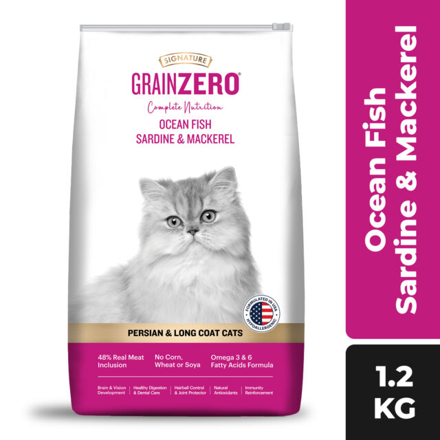Grain Zero Adult Persian Dry Cat Food -1.2kg