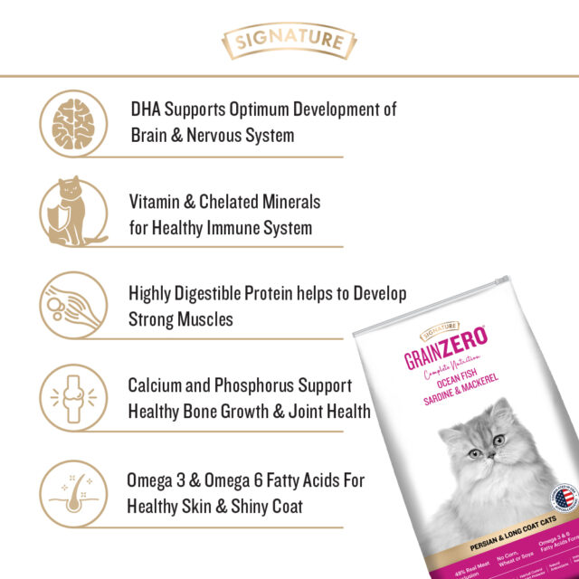 Grain Zero Adult Persian Dry Cat Food -1.2kg - Image 5
