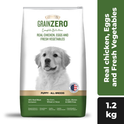 Grain Zero Real Chicken Egg and Vegetables - Puppy Dry Dog Food (1.2kg | 3kg | 12kg)