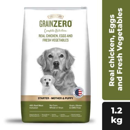 Grain Zero Real Chicken Egg and Vegetables - Starter Dry Dog Food (1.2kg | 3kg | 12kg)