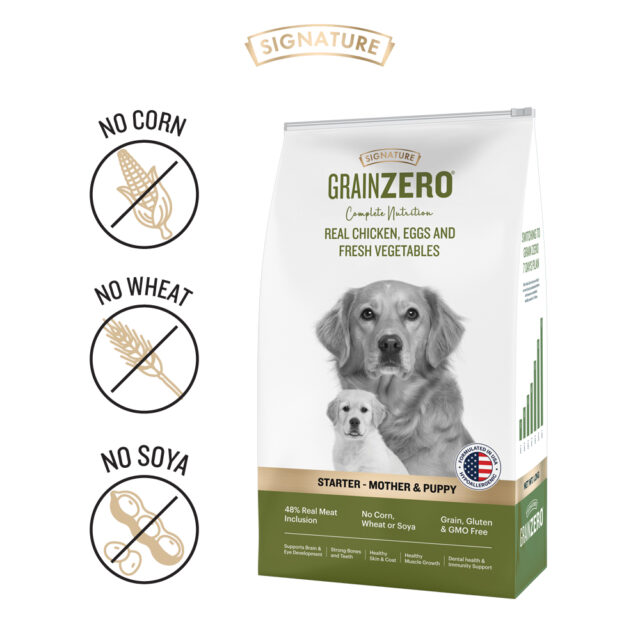 Grain Zero Real Chicken Egg and Vegetables - Starter Dry Dog Food (1.2kg | 3kg | 12kg) - Image 2