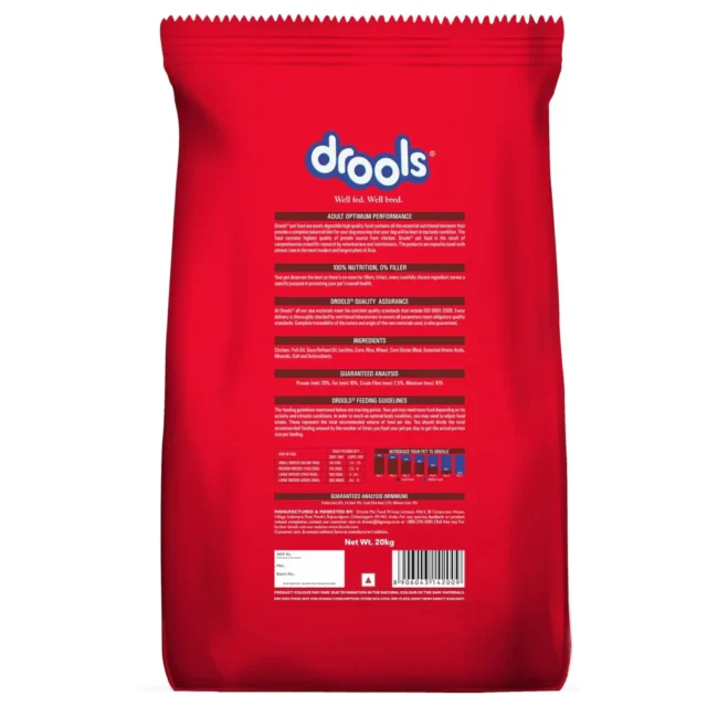 Drools Optimum Performance Adult Dog Food  (10 kg | 20 kg) - Image 2