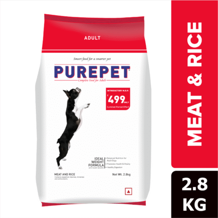Purepet Meat and Rice Adult Dog Dry Food (2.8kg | 10kg)