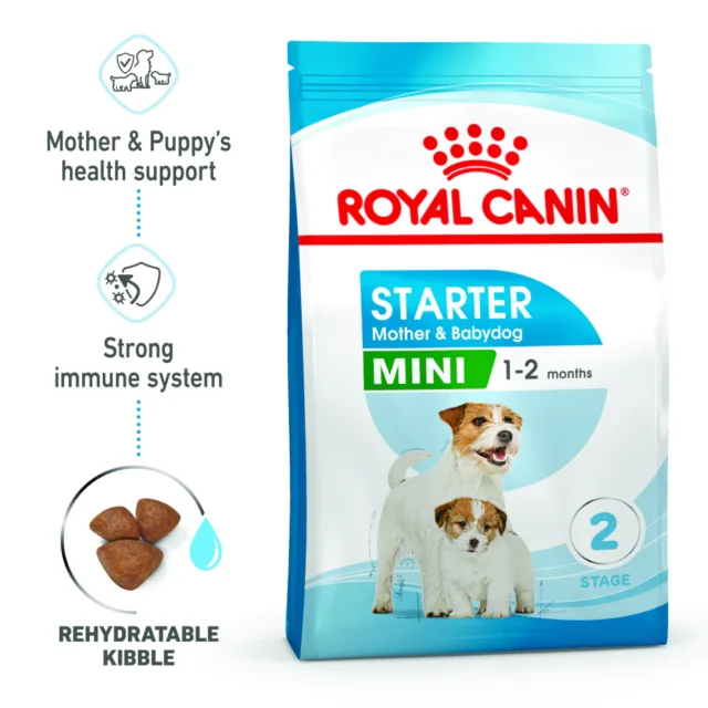 Royal Canin Mini Starter for Small Breed Dogs and Puppies Dry Food (220g | 1kg | 3kg) - Image 2