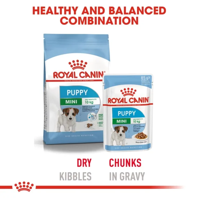 Royal Canin Mini Puppy Gravy Dog Wet Food (12x85g) - Image 5