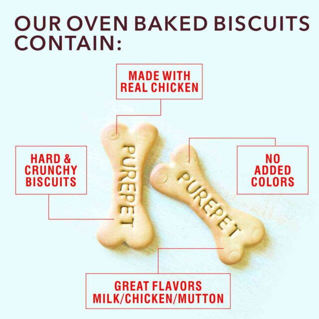 Purepet Dog Biscuits – Chicken Flavour (455 g | 800 g) - Image 2