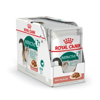 Royal Canin Instinctive 7+ Gravy Cat Wet Food (12x85g)