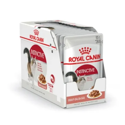 Royal Canin Instinctive Adult Gravy Cat Wet Food (12x85g)