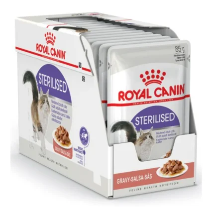 Royal Canin Sterilised Gravy Adult Cat Wet Food (12x85g)