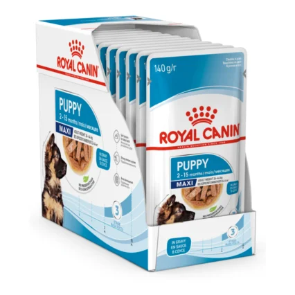 Royal Canin Maxi Puppy Dog Wet Food (10x140g)