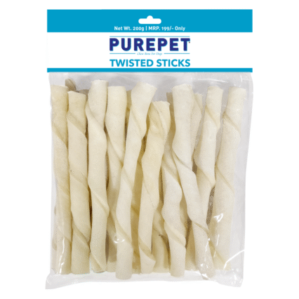 Purepet Twisted Sticks Dog Treats – 200 g