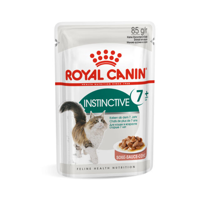 Royal Canin Instinctive 7+ Gravy Cat Wet Food (12x85g) - Image 5