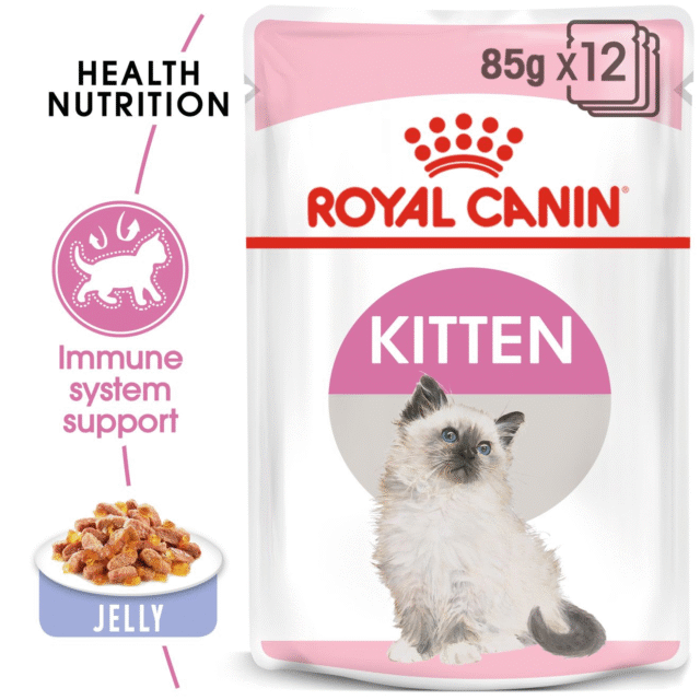 Royal Canin Kitten Instinctive Jelly Cat Wet Food (12x85g) - Image 2