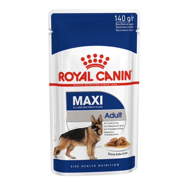 Royal Canin Maxi Adult Dog Wet Food (10x140g) - Image 2