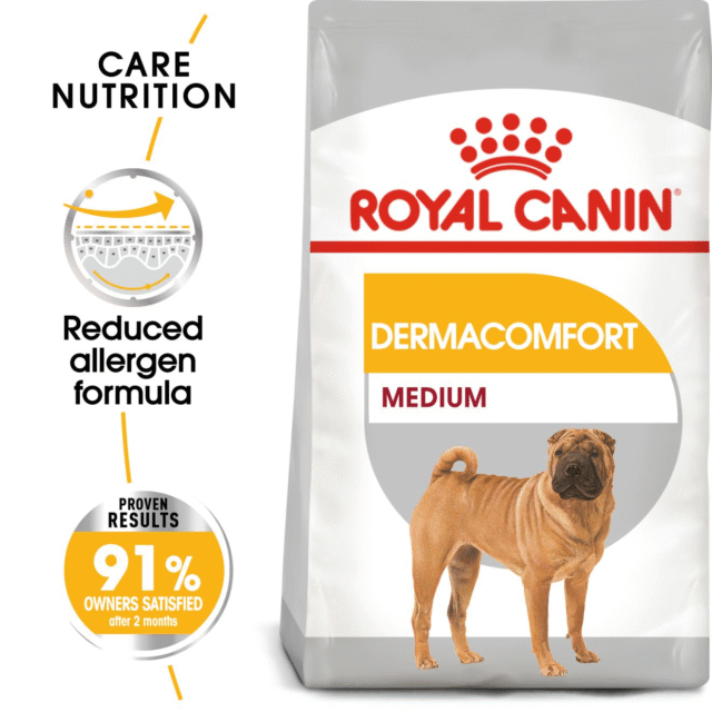 Royal Canin Medium Dermacomfort Dog Dry Food – 3kg - Image 2