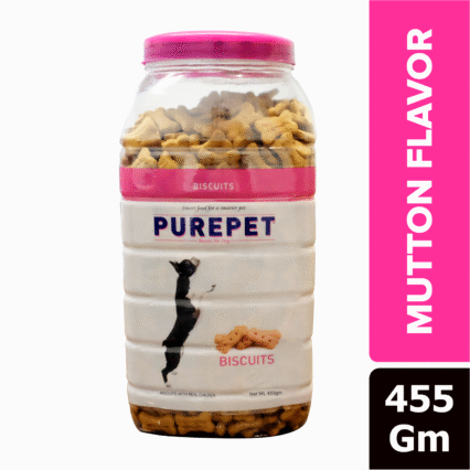 Purepet Dog Biscuits – Mutton Flavour (455 g | 800 g)
